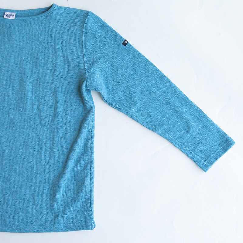 te002 TIEASY ORIGINAL BOATNECK SHIRT SKY