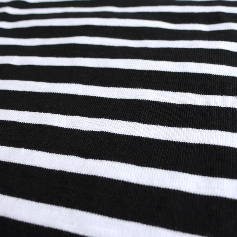 te001bdk-bg2 HDCS KATANUKI BIG BOAT NECK BLACK × WHITE