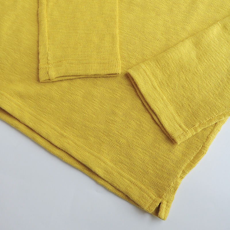 te002 TIEASY ORIGINAL BOATNECK SHIRT CUSTARD