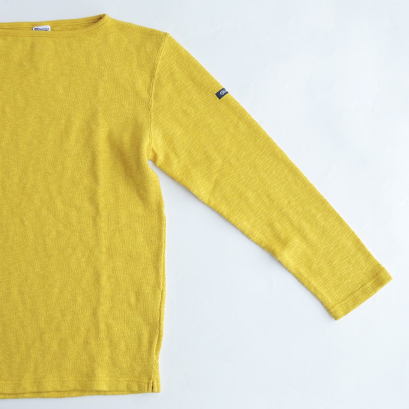 te002 TIEASY ORIGINAL BOATNECK SHIRT CUSTARD