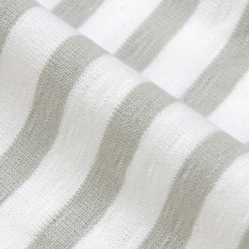 te001bd HDCS BOATNECK BORDER BASQUE SHIRT WHITE LT BEIGE