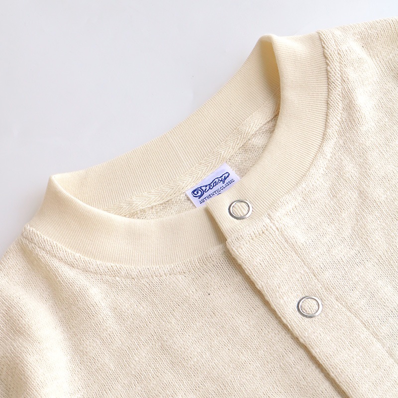te002-SCDS-N Tieasy ORIGINAL SNAP CARDIGAN NATURAL