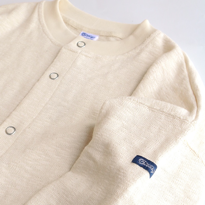 te002-SCDS-N Tieasy ORIGINAL SNAP CARDIGAN NATURAL