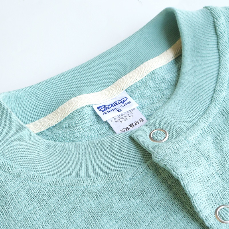 te002-SCDS-N Tieasy ORIGINAL SNAP CARDIGAN ANTIQUE GREY