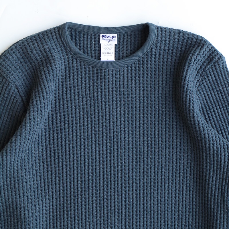 te601 Tieasy SUPER THERMAL CREW FADE NAVY | MATERIAL,te601 SUPER