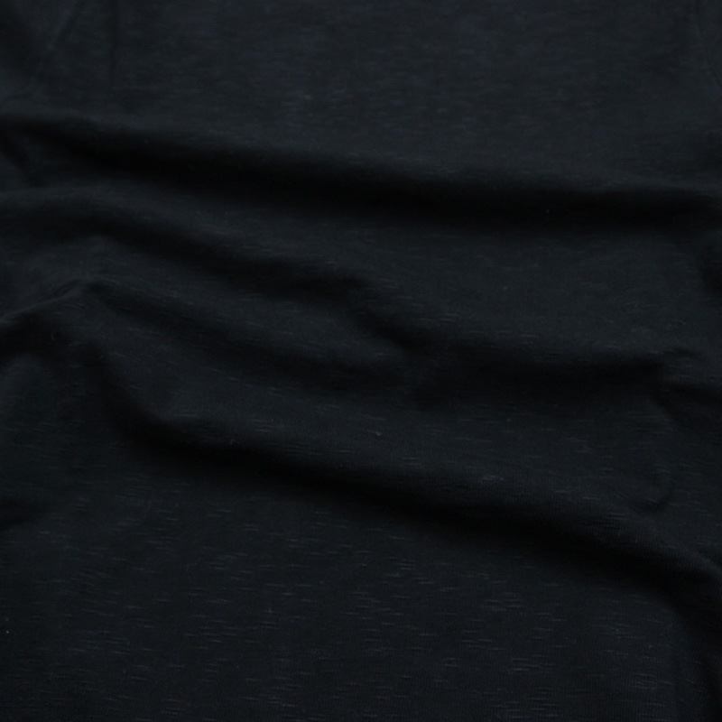 te001 HDCS BOATNECK BASQUE SHIRT BLACK