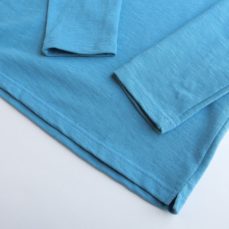 Basque Material te001 HDCS BOATNECK BASQUE SHIRT SKY | MATERIAL,te001 HDCS -超高密度度詰天竺スラブ ...