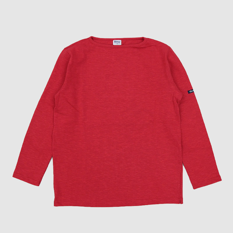 te001 HDCS BOATNECK BASQUE SHIRT OLD RED