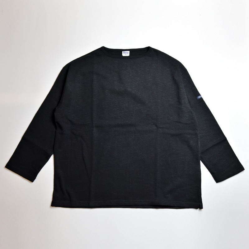 te001bg HDCS BIG BOATNECK SHIRT BLACK