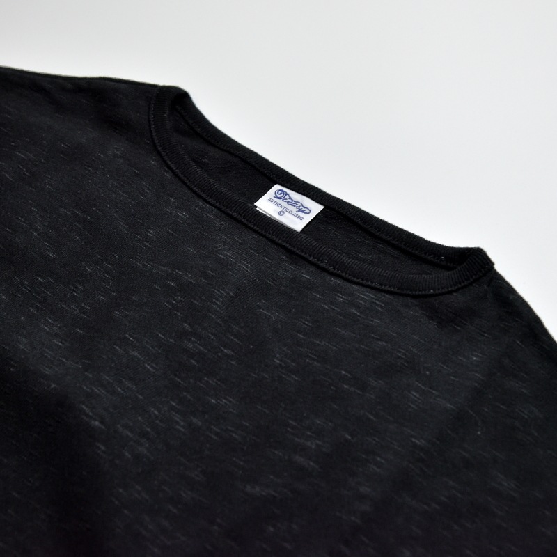 te001bg HDCS BIG BOATNECK SHIRT BLACK