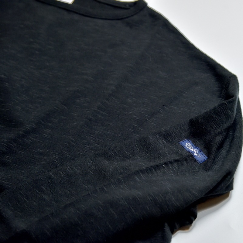 te001bg HDCS BIG BOATNECK SHIRT BLACK