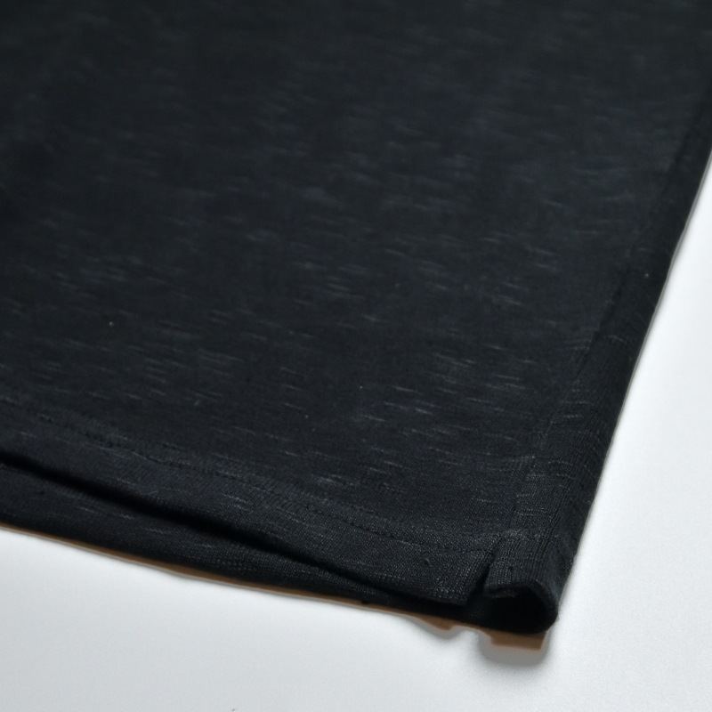 te001bg HDCS BIG BOATNECK SHIRT BLACK