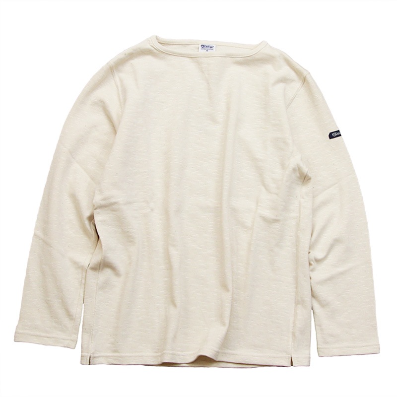 te001 HDCS BOATNECK BASQUE SHIRT NATURAL