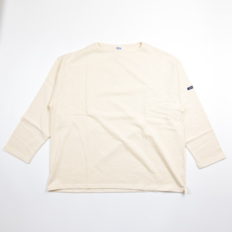 te001bg HDCS BIG BOATNECK SHIRT NATURAL