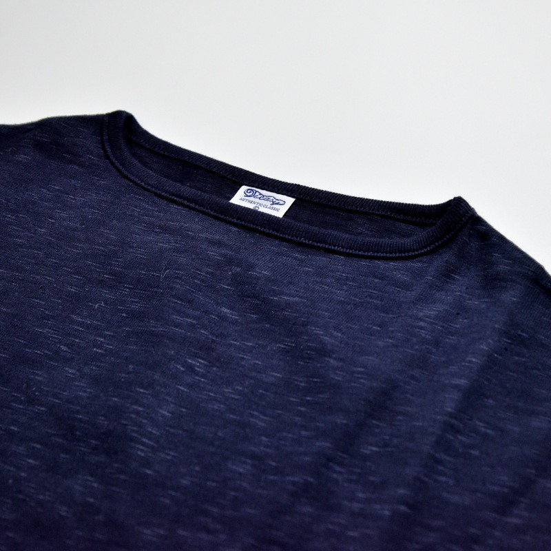 te001bg HDCS BIG BOATNECK SHIRT DK NAVY