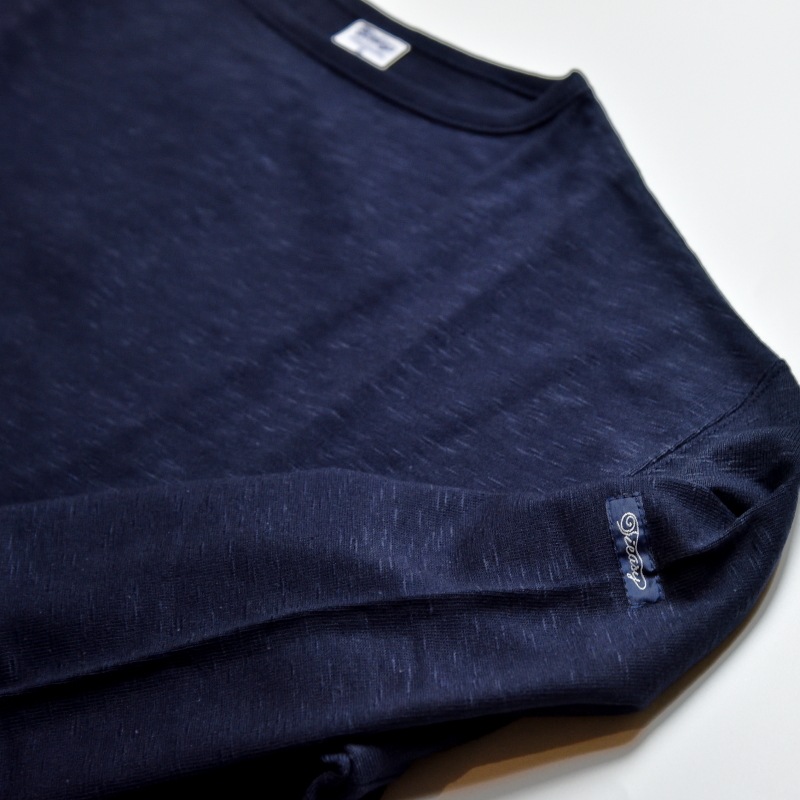 te001bg HDCS BIG BOATNECK SHIRT DK NAVY