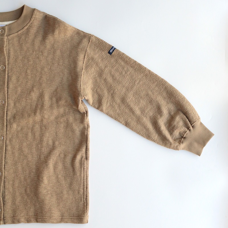 te002L-SCD Tieasy ORIGINAL  LADY’S SNAP CARDIGAN MOCA