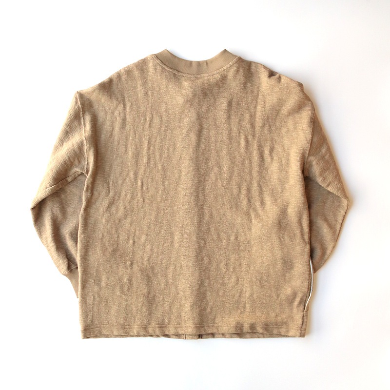 te002L-SCD Tieasy ORIGINAL  LADY’S SNAP CARDIGAN MOCA