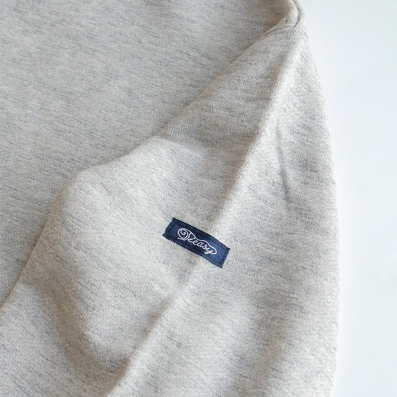 te125d/HDCS SWEAT BOATNECK BASQUE SHIRTS MIX GREY