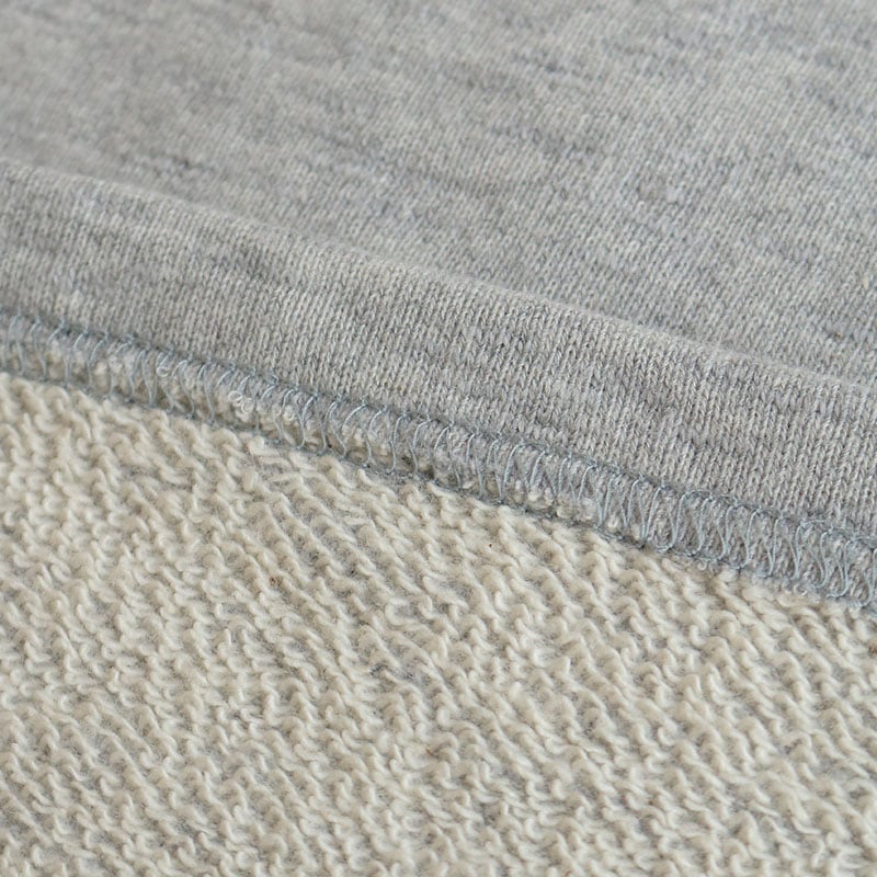 te125d/HDCS SWEAT BOATNECK BASQUE SHIRTS MIX GREY