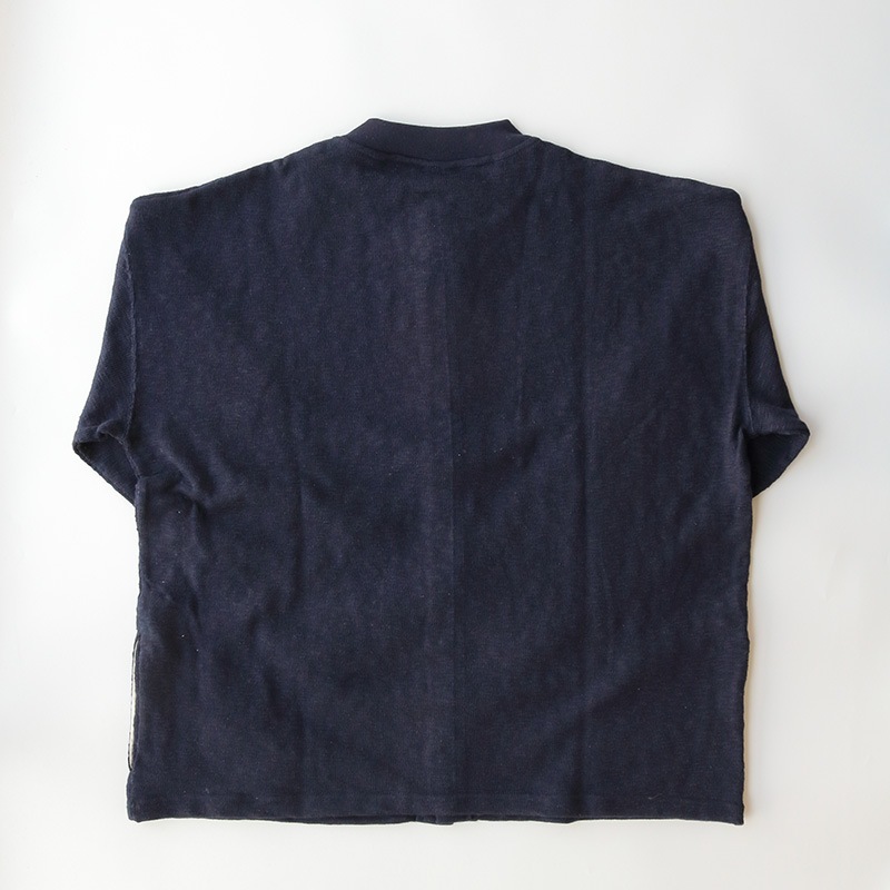 te002-SCDS-N Tieasy ORIGINAL SNAP CARDIGAN DK NAVY