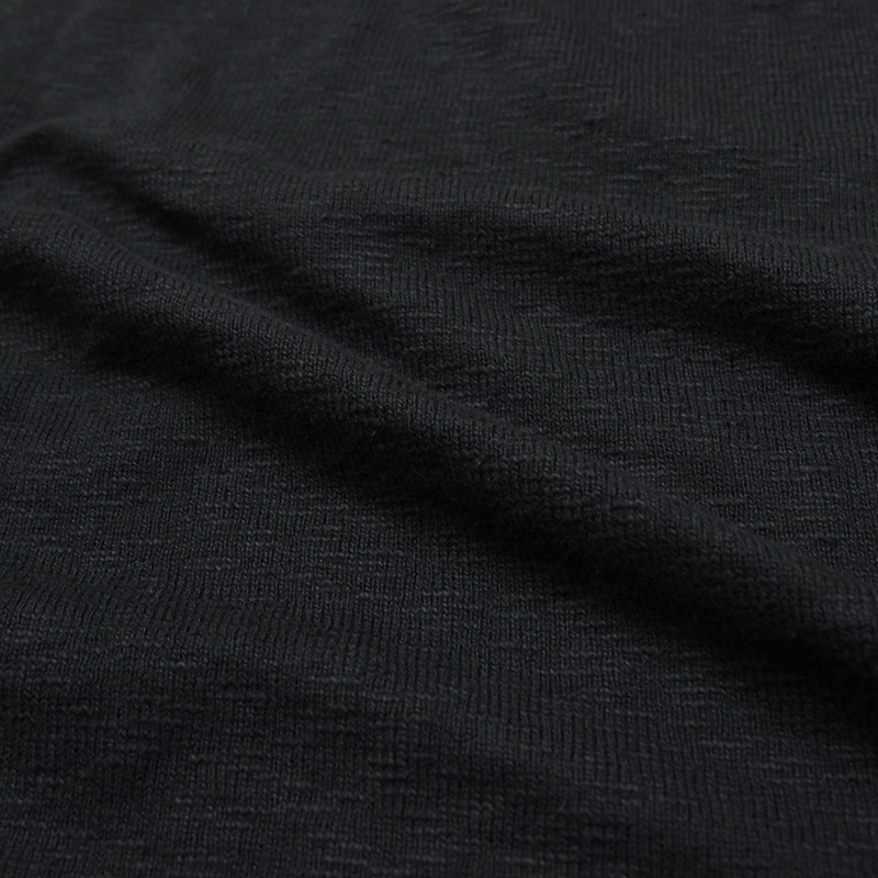 te002ds ORIGINAL DROP SHOULDER T  BLACK