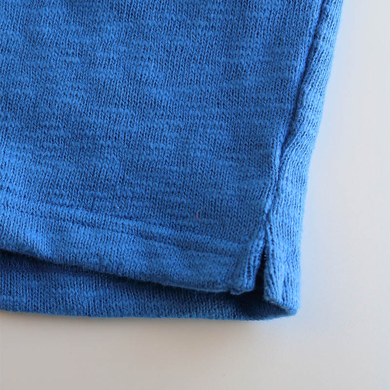 te002 TIEASY ORIGINAL BOATNECK SHIRT ANTIQUE BLUE