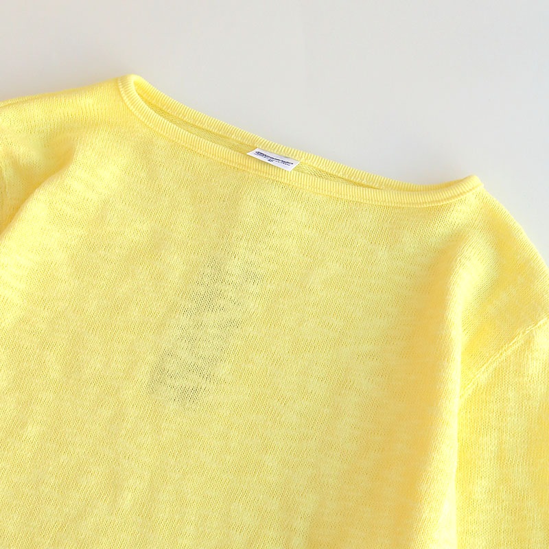 te002 TIEASY ORIGINAL BOATNECK SHIRT ANTIQUE CREAM