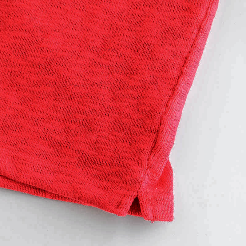 te002 TIEASY ORIGINAL BOATNECK SHIRT ANTIQUE RED
