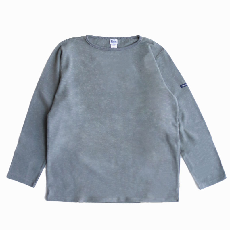 te001 HDCS BOATNECK BASQUE SHIRT DEAN GRAY