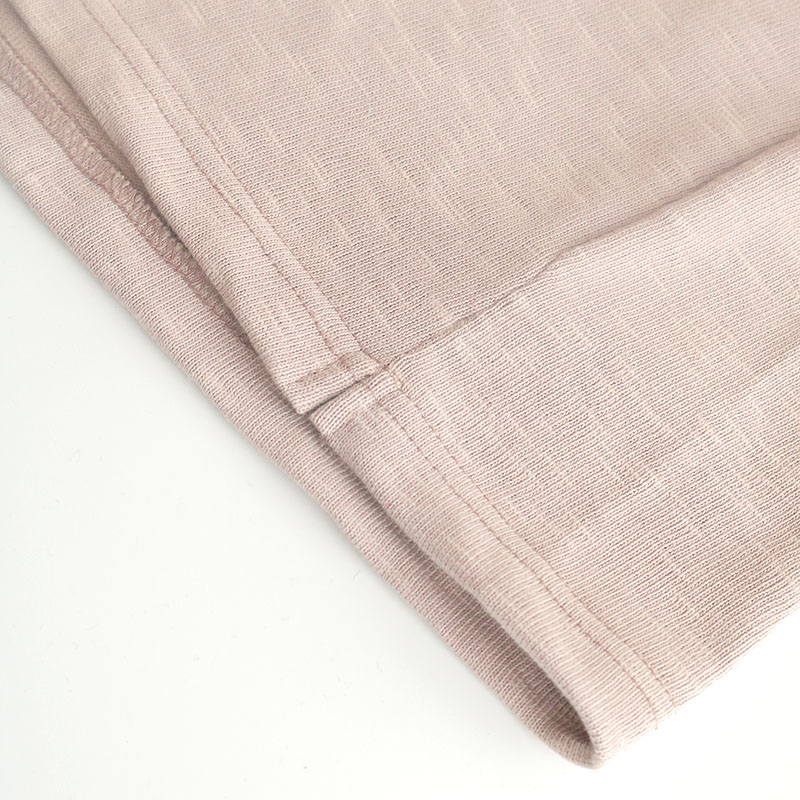 te001 HDCS BOATNECK BASQUE SHIRT NUDE BEIGE