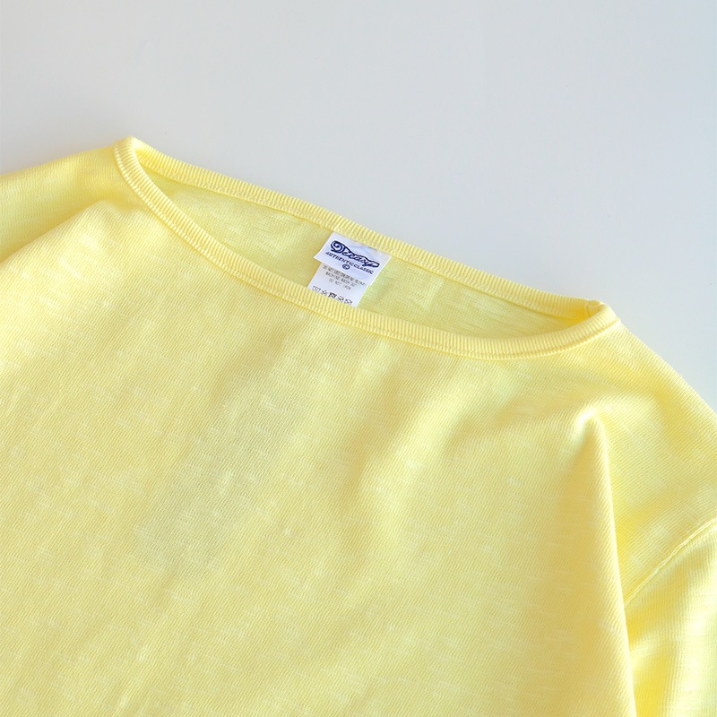 te001 HDCS BOATNECK BASQUE SHIRT ANTIQUE CREAM