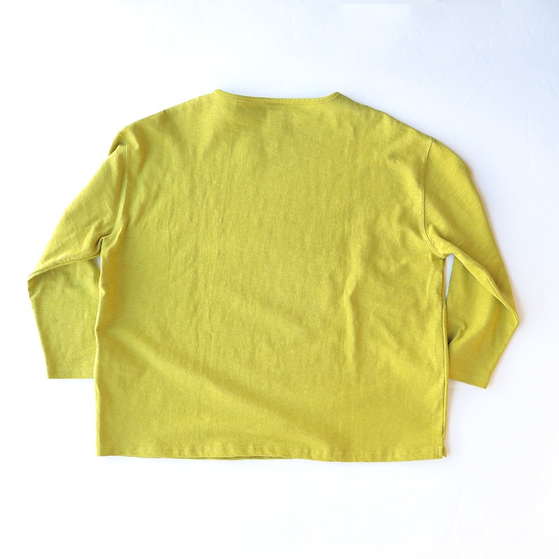 te001bg HDCS BIG BOATNECK SHIRT LIME