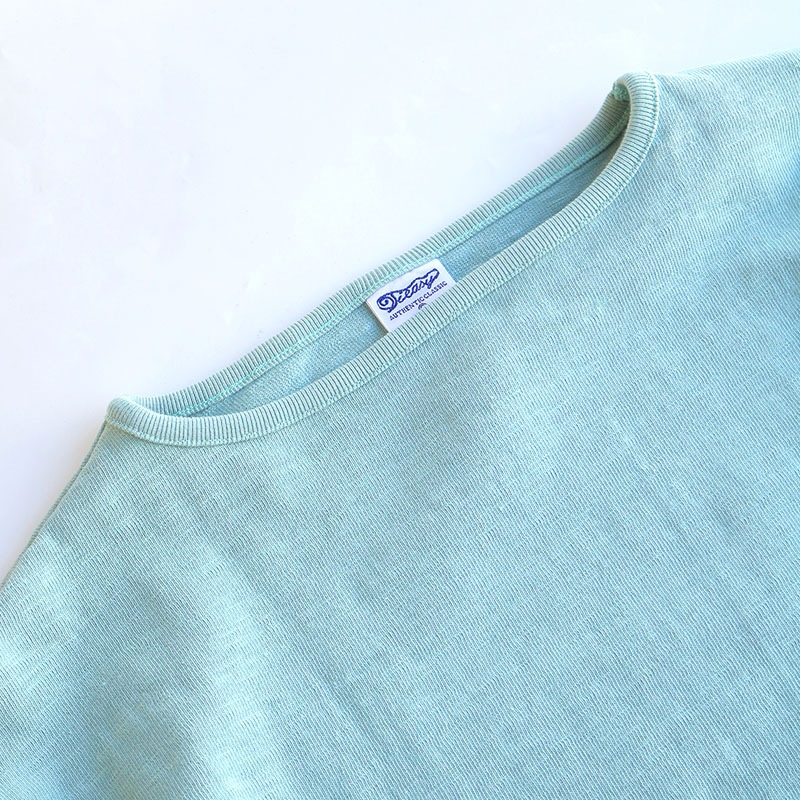 te001bg HDCS BIG BOATNECK SHIRT ANTIQUE GREY