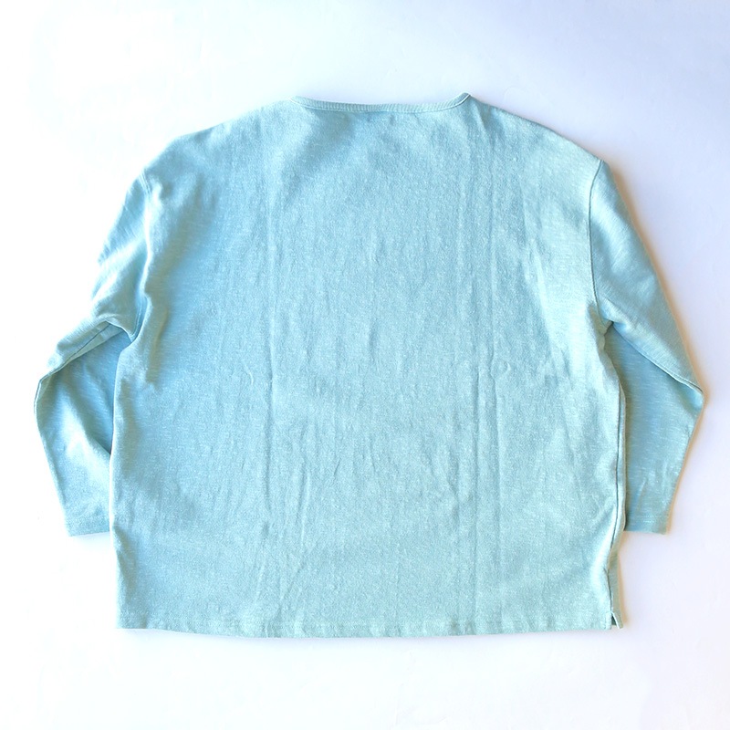 te001bg HDCS BIG BOATNECK SHIRT ANTIQUE GREY