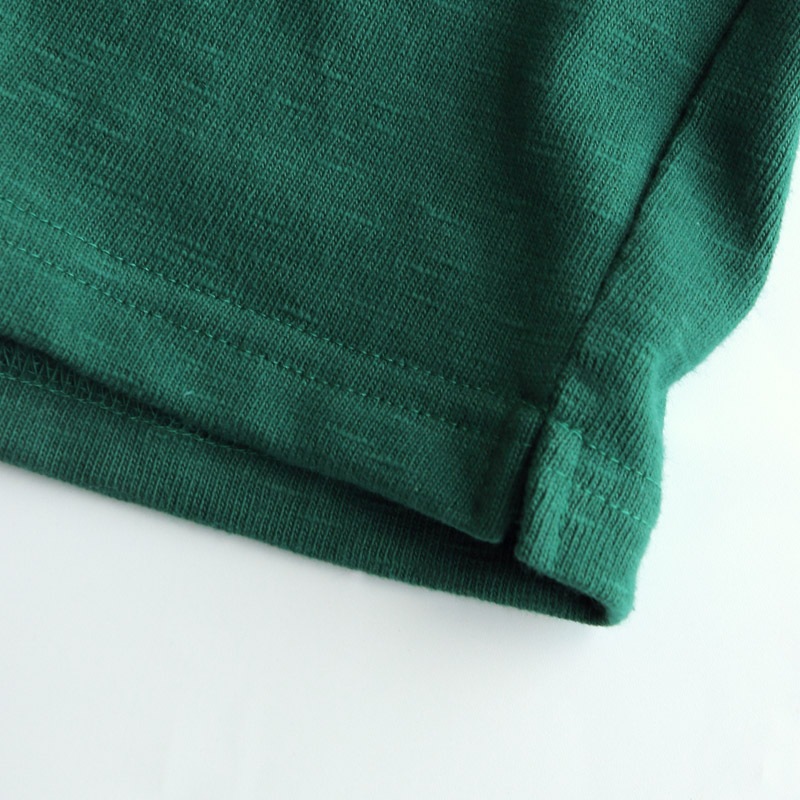 te001 HDCS BOATNECK BASQUE SHIRT  80S GREEN