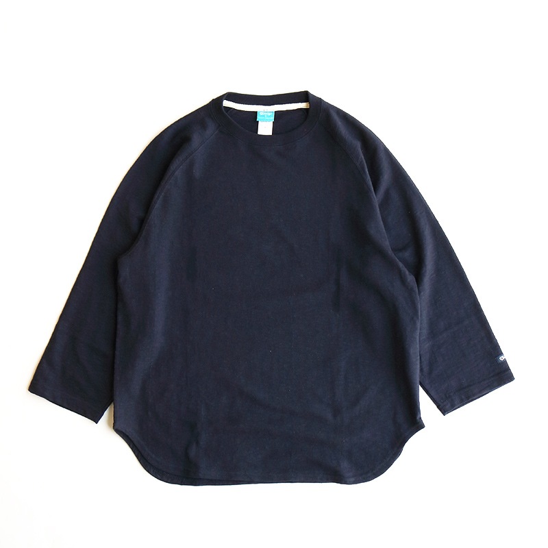 te001LT-CR34 HDCS LIGHT RAGLAN 3/4 CREW-T DK NAVY