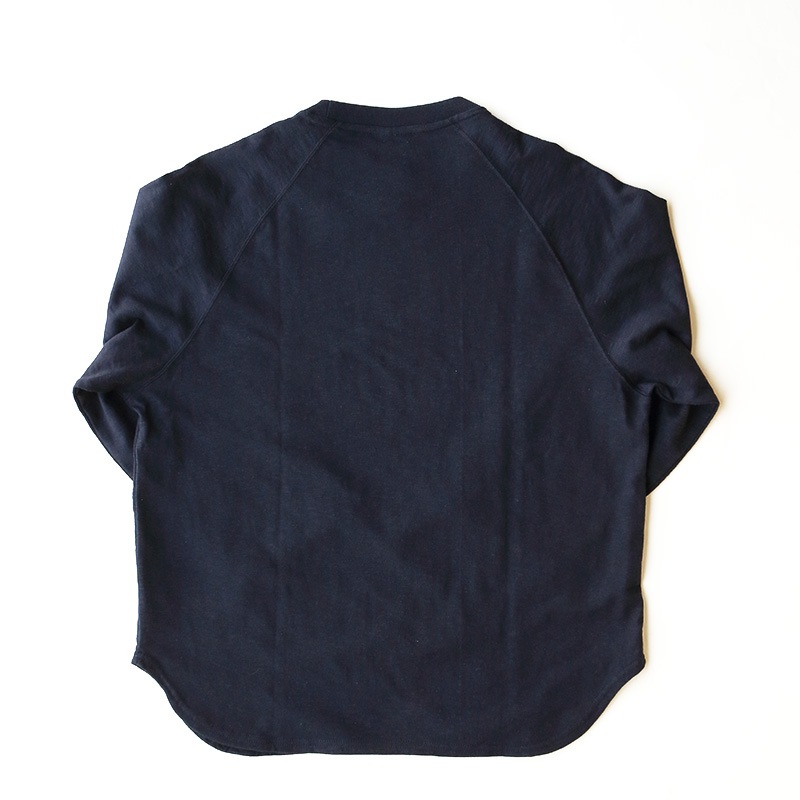 te001LT-CR34 HDCS LIGHT RAGLAN 3/4 CREW-T DK NAVY