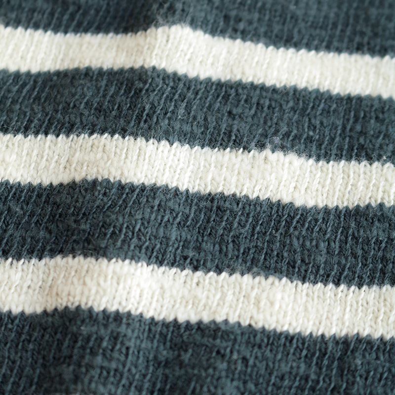 te002bd2 ORIGINAL BORDER BOATNECK SHIRT 2 FADE NAVY×NATURAL