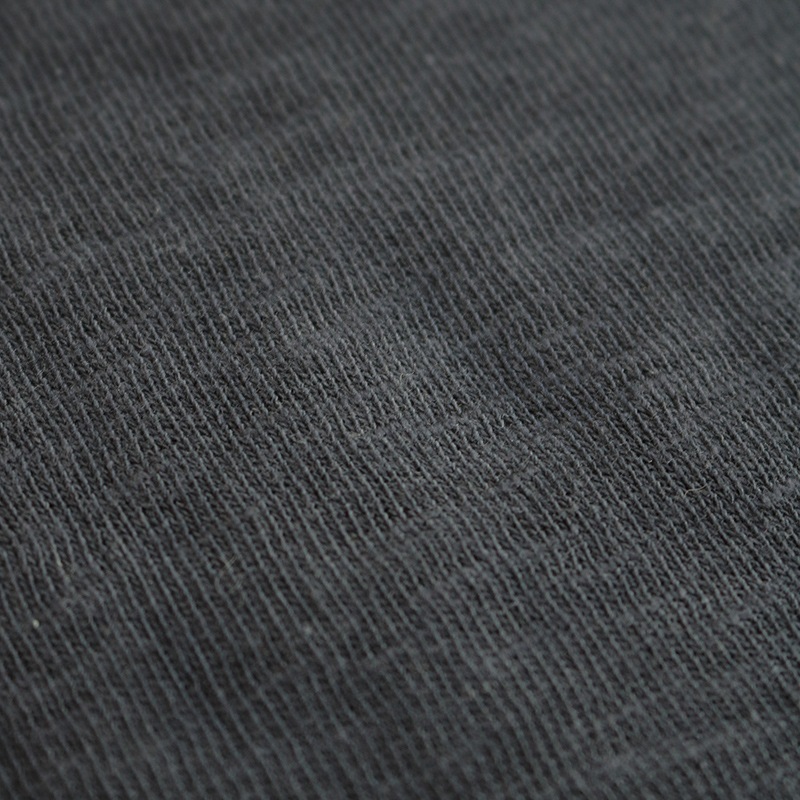 te001 HDCS BOATNECK BASQUE SHIRT FADE BLACK