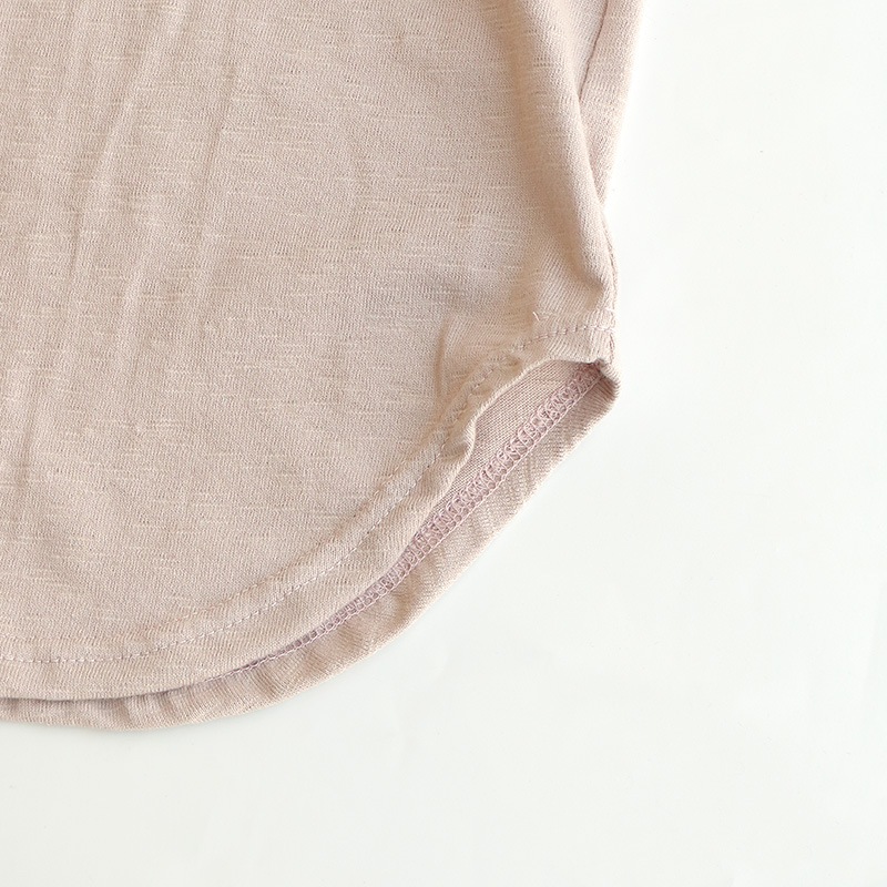 te001LT-CR34 HDCS LIGHT RAGLAN 3/4 CREW-T NUDE BEIGE