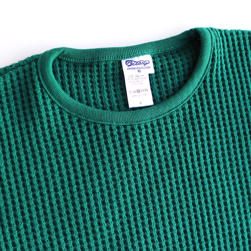 te601 Tieasy SUPER THERMAL CREW 80S GREEN