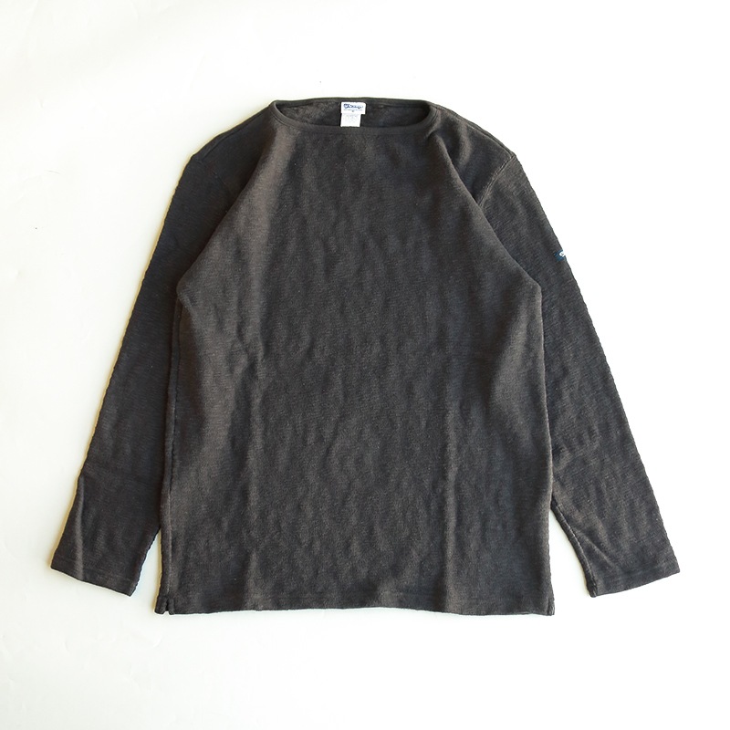 te002 TIEASY ORIGINAL BOATNECK SHIRT FADE BLACK