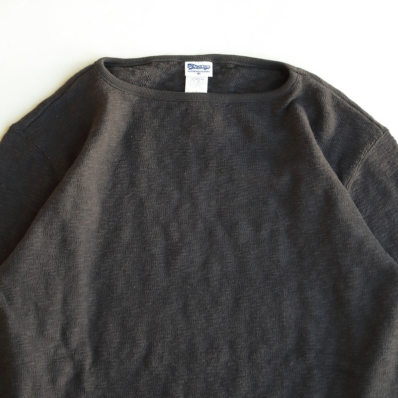 te002 TIEASY ORIGINAL BOATNECK SHIRT FADE BLACK