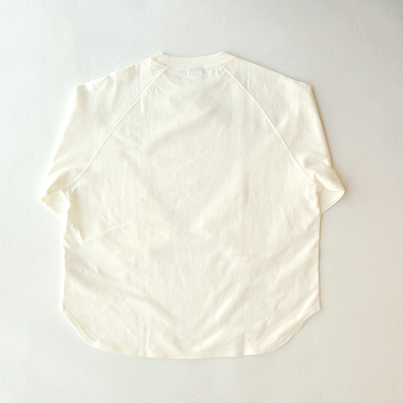 te001LT-CR34 HDCS LIGHT RAGLAN 3/4 CREW-T WHITE | MATERIAL,HDCS