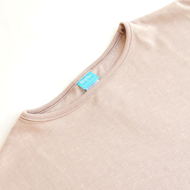 te001SS-LGT-BG HDCS LIGHT BIG BOAT NECK T NUDE BEIGE