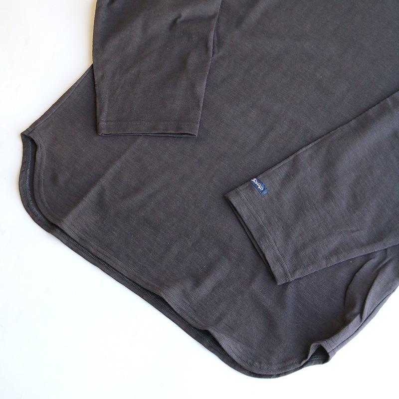 te001LT-CR34 HDCS LIGHT RAGLAN 3/4 CREW-T FADE BLACK