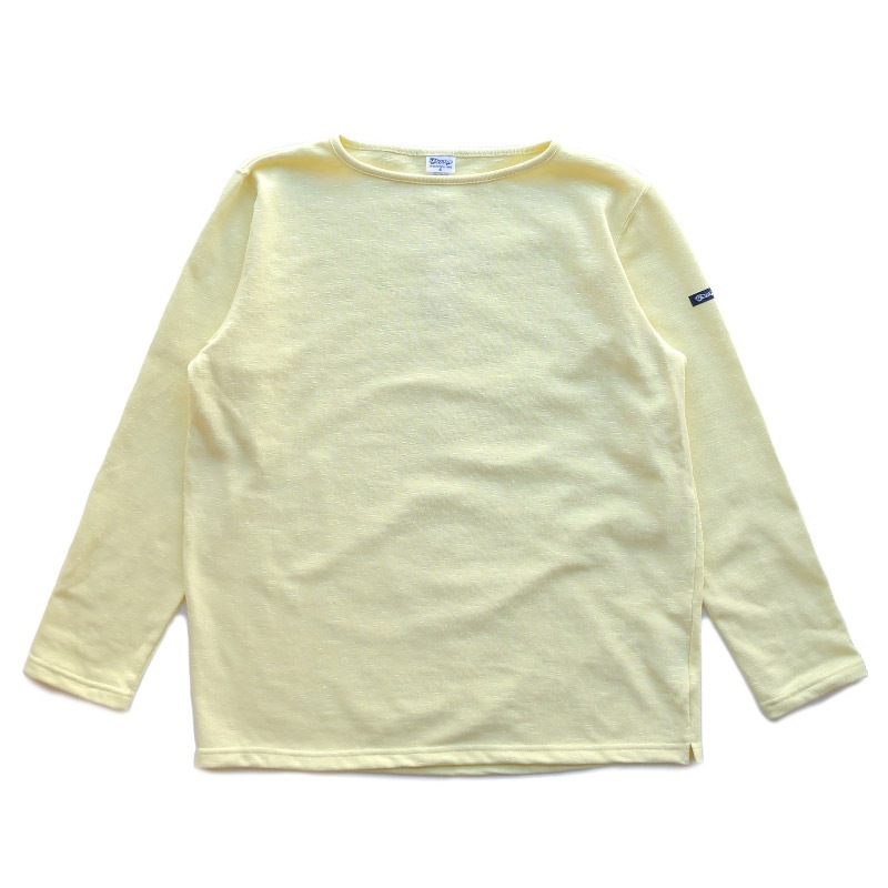 te001 HDCS BOATNECK BASQUE SHIRT LEMON