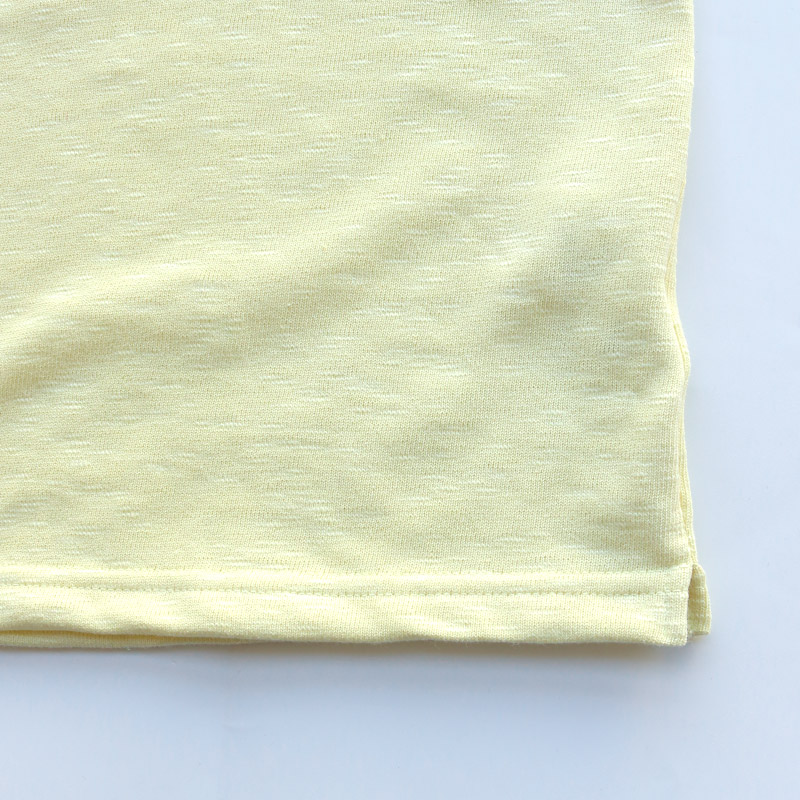 te001 HDCS BOATNECK BASQUE SHIRT LEMON