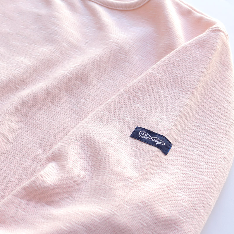 te001 HDCS BOATNECK BASQUE SHIRT POWDER PINK